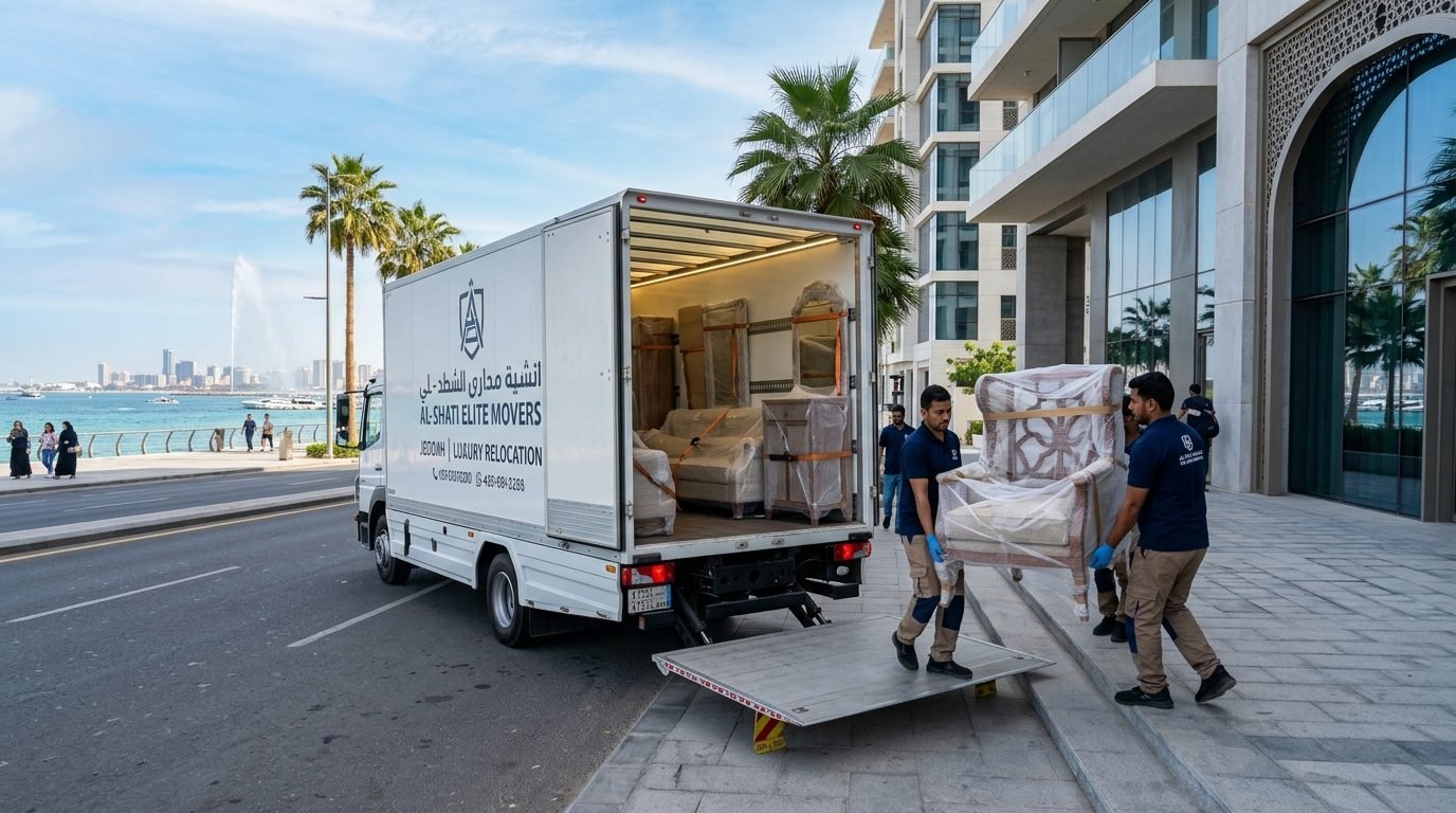 نقل عفش حي الشاطئ بجدة شركة الفرسان الثلاثة